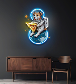 Astrodog Pizza Led Neon Sign Light Pop Art