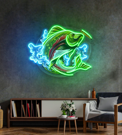 Big Wave Fishing Led Neon Sign Light Pop Art