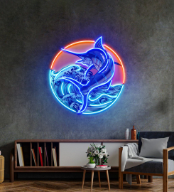 Late Afternoon Fishing Led Neon Sign Light Pop Art