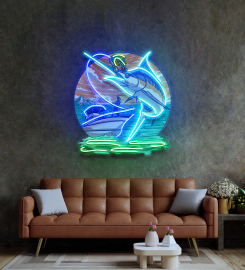 Marlin Sea Fishing Led Neon Sign Light Pop Art