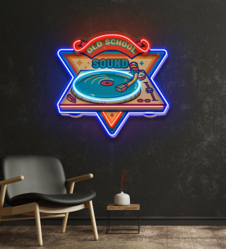 Old School Sound Led Neon Sign Light Pop Art