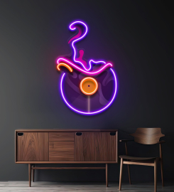 Vinyl Disc Led Neon Sign Light Pop Art