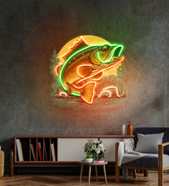 Wild Fish Led Neon Sign Light Pop Art